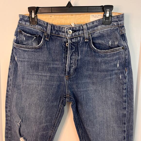 Rag & Bone Rosa Mid-Rise Boyfriend Jeans in North Star Size 26 - Picture 5 of 13
